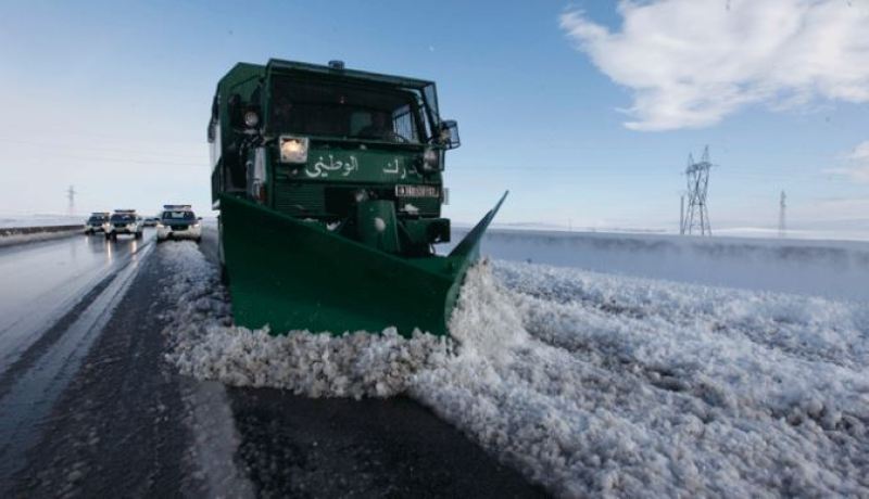 الثلوج تحاصر 17 ولاية وحوادث المرور تخلف 3 قتلى خلال 24 ساعة