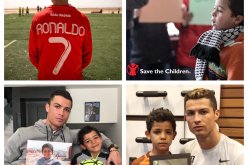 رونالدو: “لا تنسوا الأطفال اللاجئين”