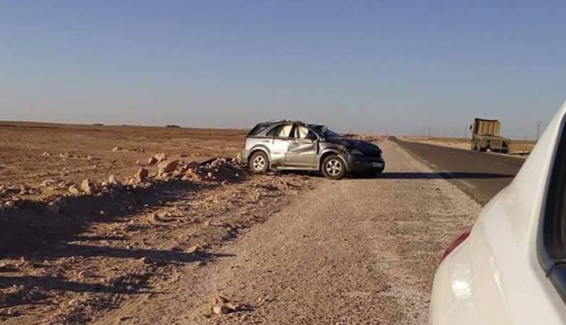 وفاة 4 أشخاص إثر حادث مرور خطير في البيض