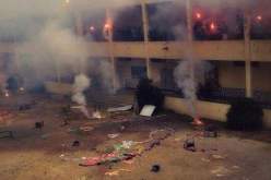 التلاميذ يلهبون ثانوية براقي  بكراكاج