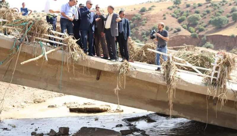 المدية: وضع ممر مؤقت بعد تضرر الجسر الرابط بين بني سليمان وسيد نعمان