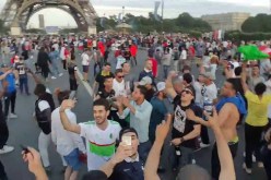 بالفيديو .. جزائريون يهتفون لفلسطين الشهداء في نهائي اليورو بباريس