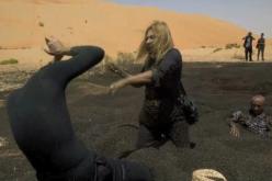 رد فعل رامز جلال بعد أن وصفته نادية الجندي بالشيطان و المجنون