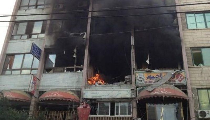 مقتل قيادي في  سرايا القدس  واصابة مصورين اثنين في استهداف برج الشروق في غزة