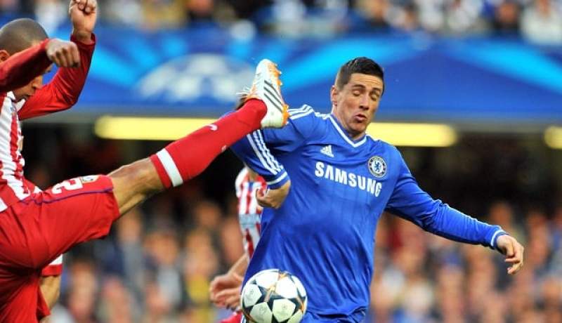 هدف توريس الأول في شباك أتلتيكو مدريد في نصف نهائي دوري