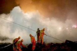 انفجار مصنعين وشاحنة خزانات غاز في الصين