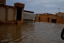 شلل في حفر الباطن السعودية بسبب الأمطار