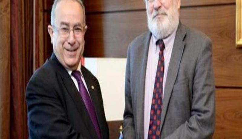 لعمامرة يستقبل المبعوث الشخصي للأمين العام للأمم المتحدة