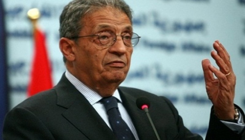 عمرو موسى يعتبر السياسة الأمريكية في مصر تلعب على طرفين