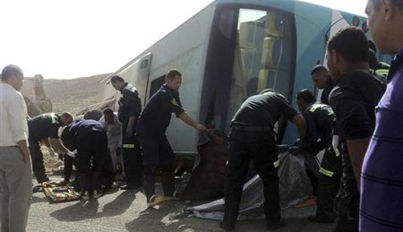 مقتل أربعة سياح مكسيكيين في حادث حافلة بسيناء