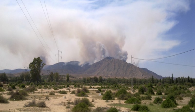 قصف  مخابئ الإرهابيين في مرتفعات القصرين الغربية في تونس