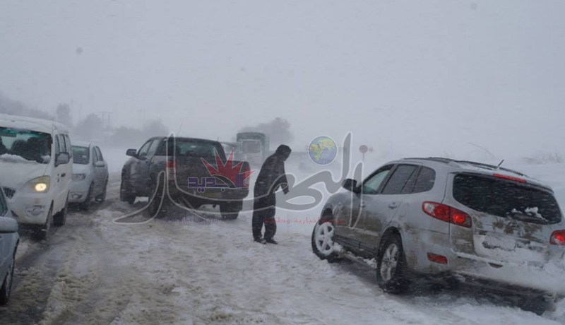طوارئ بسبب الثلوج  واستنفار بالدرك والحماية