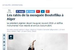 الصحافة الفرنسية تواصل هجومها على رموز الدولة والمسجد الأعظم