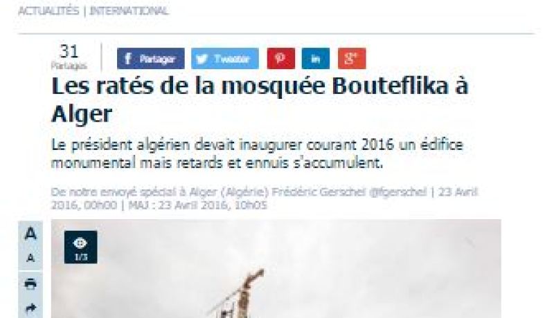 الصحافة الفرنسية تواصل هجومها على رموز الدولة والمسجد الأعظم