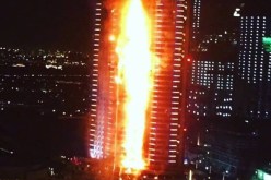 إصابات طفيفة جراء حريق فندق بدبي