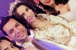 بالصورة.. زوجة  التركي مراد يلدريم ترتدي من تصميم بسمة بوسيل والسبب