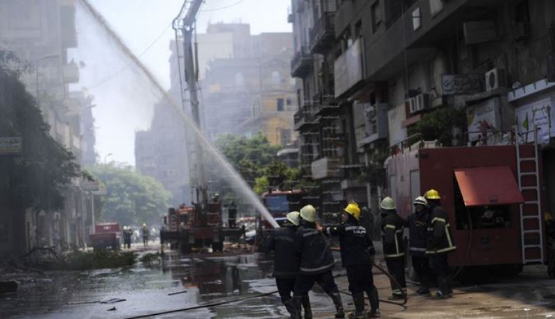 هلاك 4 أشخاص وإصابة 19 آخرين في حريق بمستشفى خاص بالإسكندرية