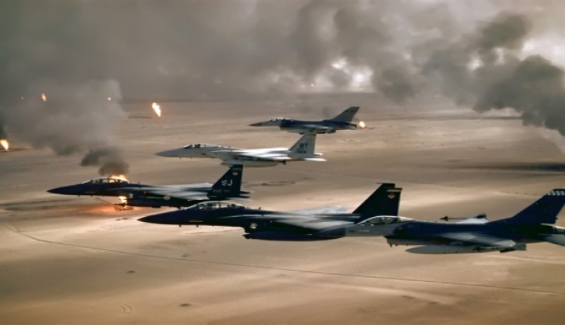 طيران العراق والتحالف الدولي ينفذ 57 طلعة جوية ضد مواقع داعش