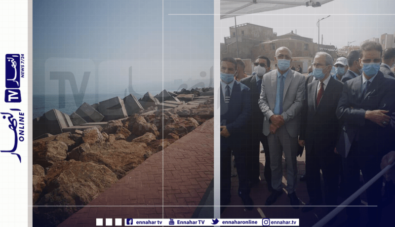 شيعلي يُدشن رواق التنزه بالواجهة البحرية لمدينة مستغانم