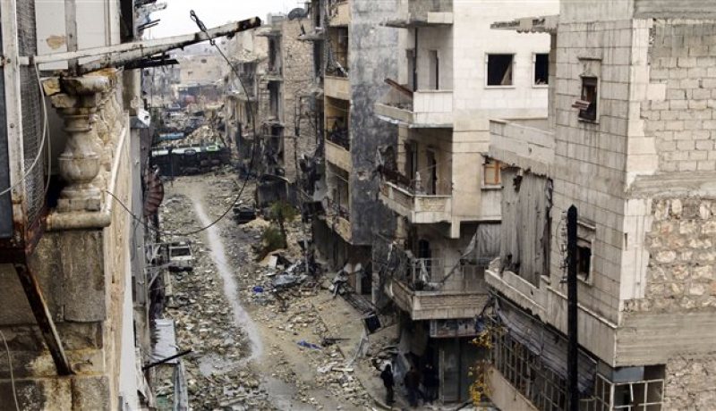 بالفيديو.. انطلاق أول خطوة لإعادة إعمار حلب لمسح آثار الإرهاب