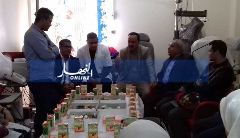 بالصور.. إجراء 106 عملية للماء الأبيض لمرضى العيون في المناطق المعزولة في الوادي