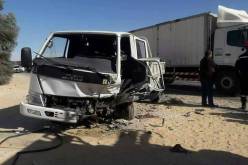 بالصور .. 4 جرحى في حادث مرور تسلسلي بالوادي