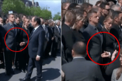 بالفيديو.. شرطي فرنسي يهين هولاند وفالس في فرساي