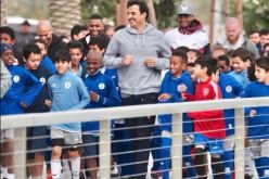 قديورة يظهر مع أمير دولة قطر