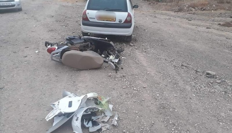 الشلف.. جريحان في إصطدام سيارة بدراجة نارية بتنس