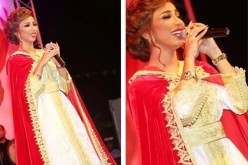 الإطلالة الساحرة لدنيا بطمة بالقفطان المغربي