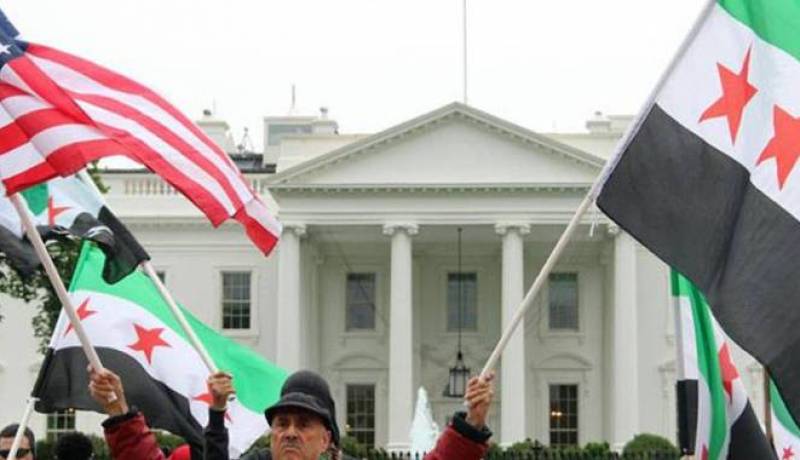 أمريكيون يتظاهرون أمام البيت الأبيض تنديداً بقصف حلب في سوريا