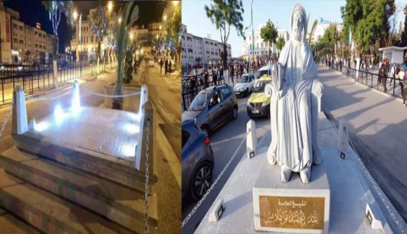 السلطات المحلية لقسطينة تنزع تمثال العلامة عبد الحميد ابن باديس