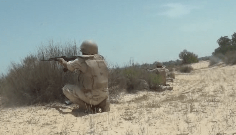 مقتل تسعة إرهابيين وتفكيك 40 عبوة ناسفة شمال سيناء بمصر