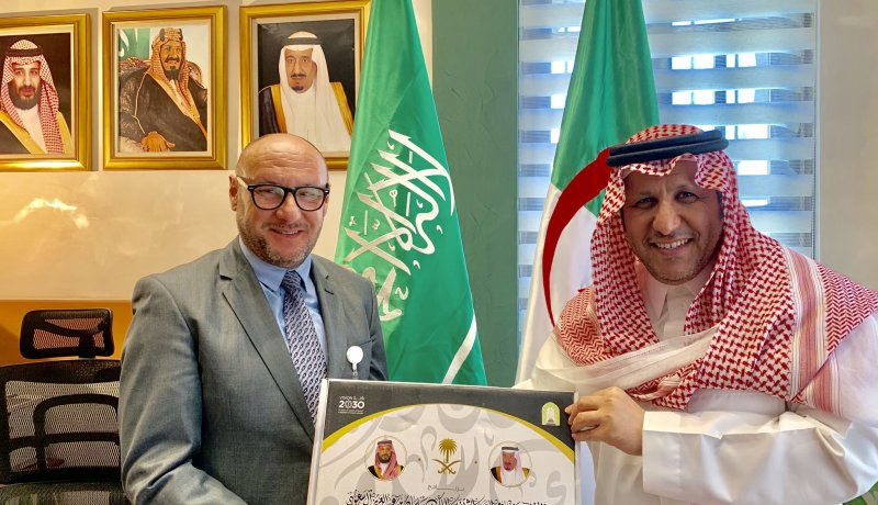 سفير السعودية لدى الجزائر يقيم حفل توديع لضيوف برنامج الملك سلمان