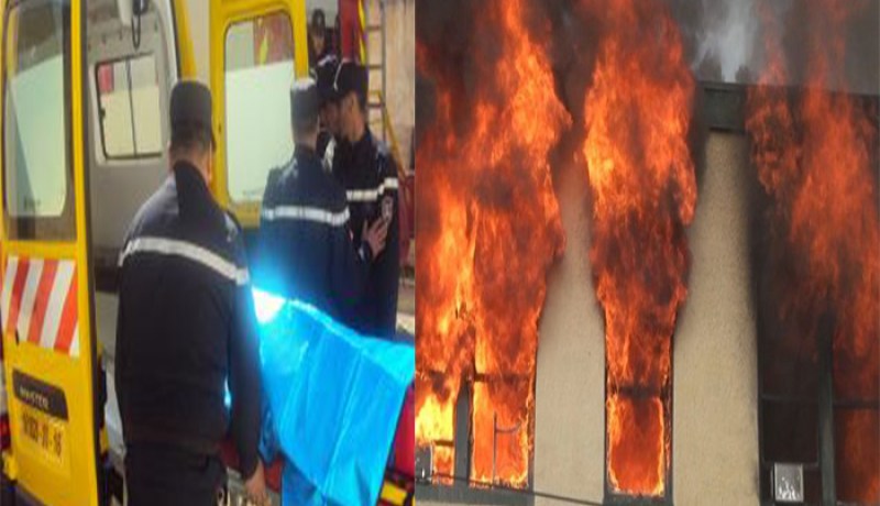 هلاك رضيعة في حريق مسكن بمستغانم