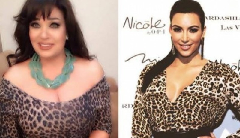 بالفيديو فيفي عبده تسخر من كيم كارديشيان على الهواء