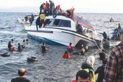 غرق 7 أطفال و6 بالغين وانقاذ 100 شخص قرب جزيرة يونانية