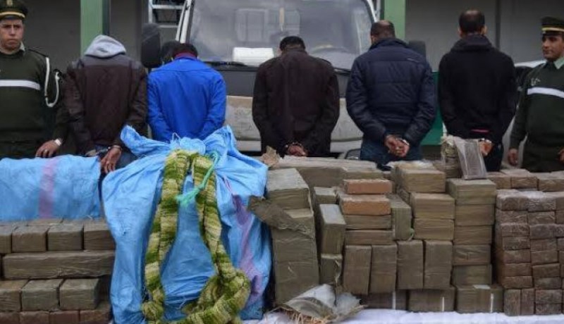 الدرك يحجز أكثر من 7 قناطير من الكيف في تلمسان