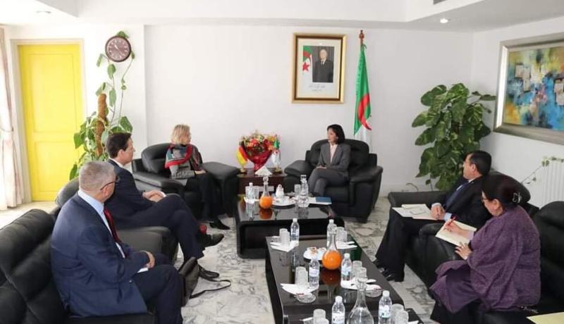 وزيرة البيئة والطاقات المتجددة تستقبل سفيرة ألمانيا بالجزائر