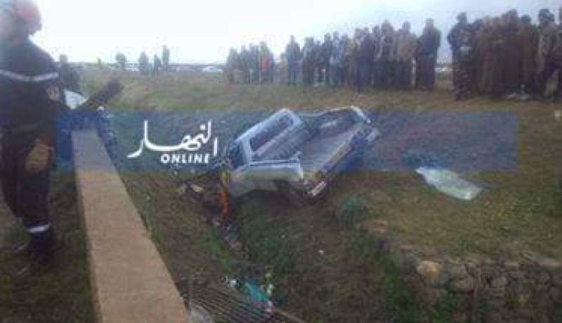 حادث مرور مميت بين عين بويحي والعبادية بعين الدفلى