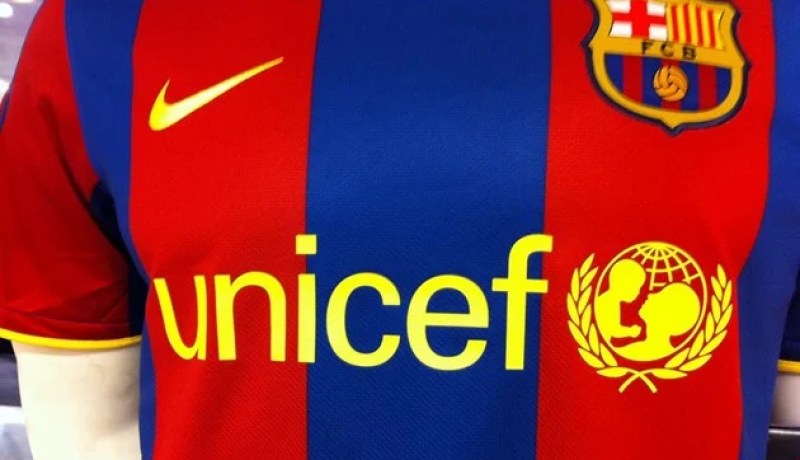 برشلونة يمدّد عقده مع اليونيسيف