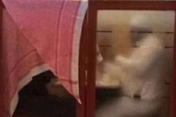 سعودي يحجب زوجته بكوفيته في مطعم يشغل مواقع التواصل