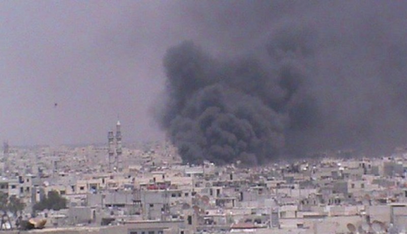 قصف بالطيران الحربي على حلب ومداهمات في دمشق وريفها