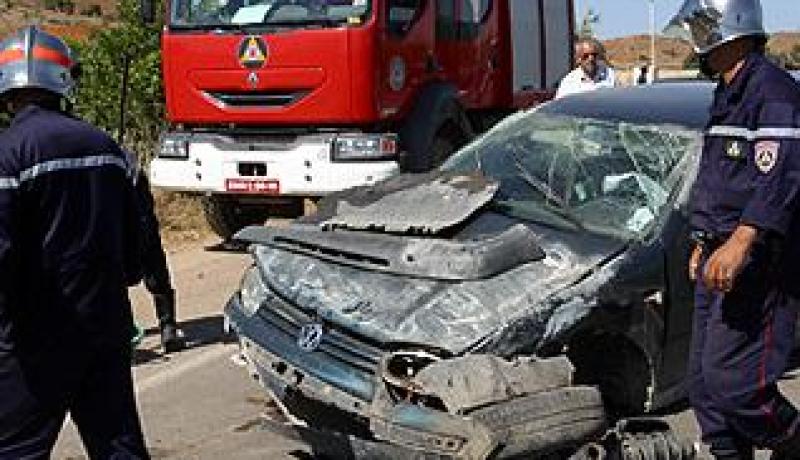 هلاك 5 أشخاص من عائلة واحدة في حادث مرور ببولحاف  في تبسة