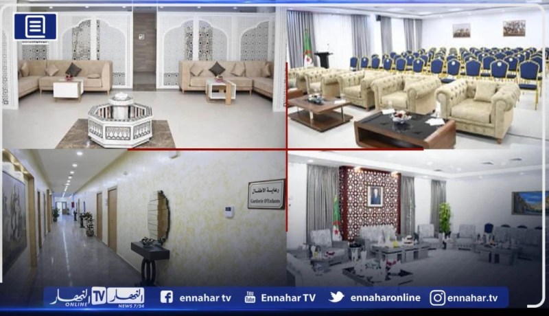 بالصور.. الفريق شنڨريحة يدشن مركز الحمامات المعدنية والراحة ببسكرة