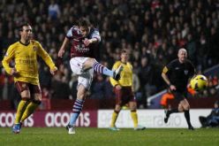 أرسنال يكتفي بالتعادل مع أستون فيلا