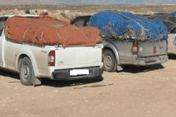 حجز خمس سيارات على متنها بضائع مهربة مع توقيف سبعة أشخاص بتيارت