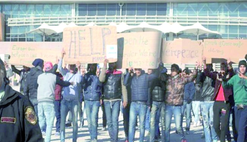 اعتقال 110 شخص في حرب شوارع بين حراڤة جزائريين ومغاربة في اليونان