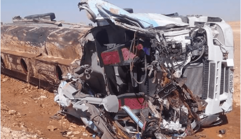 وفاة سائق شاحنة في حادث مرور بإيليزي