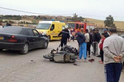 الشلف: 3 جرحى في إصطدام دراجتين بين بلديتي سنجاس والحجاج
